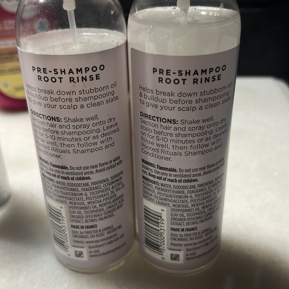 2 Full Rooted Rituals Ginger Root and Mint Pre-Shampoo Root Rinse Hair Treatment - Picture 3 of 3